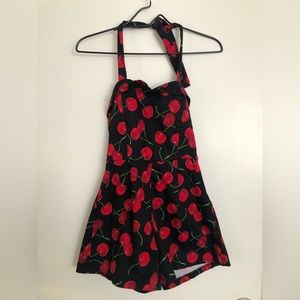 Pinup Girl Cherry Romper